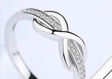Elegant Diamond Sterling Ring
