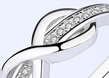 Elegant Diamond Sterling Ring