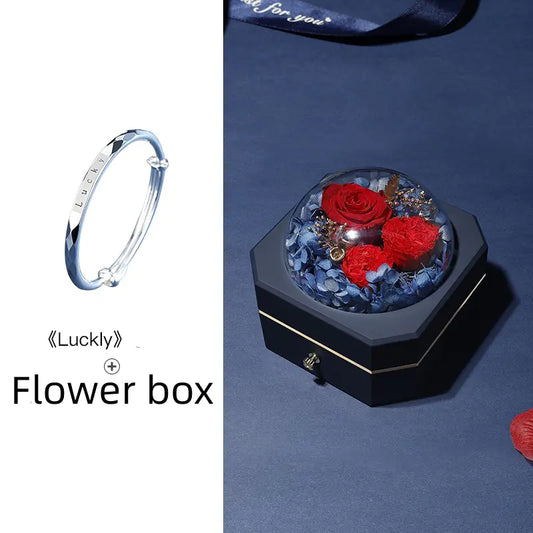 Sterling Silver 999 Lucky Bracelet for Ladies