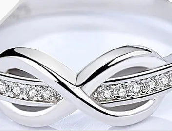 Elegant Diamond Sterling Ring