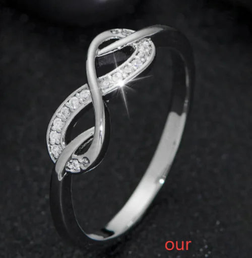 Elegant Diamond Sterling Ring